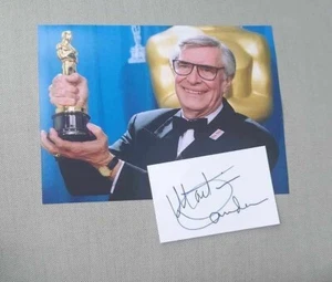 MARTIN LANDAU (+), Foto original firmada 20x30 cm (LW300) OSCAR - Imagen 1 de 1