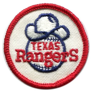 1973 TEXAS RANGERS MLB BASEBALL KRAFT FOODS VINTAGE 2" TEAM LOGO PATCH - Picture 1 of 3