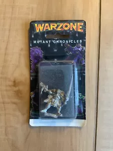 Warzone Mutant Chronicles Metal Miniatura #9813-a WOLFBANE COMMANDO CHIFTAIN - Imagen 1 de 3