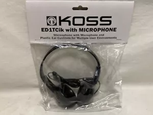 Auriculares con micrófono KOSS ED1TCik - NUEVOS - ENVÍO RÁPIDO GRATUITO - Imagen 1 de 2