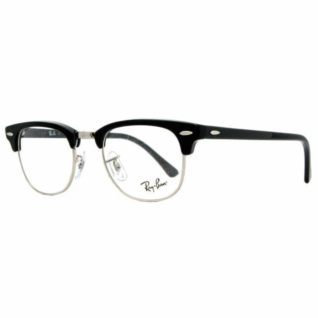Ray-Ban Clubmaster RX5154 2000 49mm Eyeglasses - Black (RB5154 2000 49-21)
