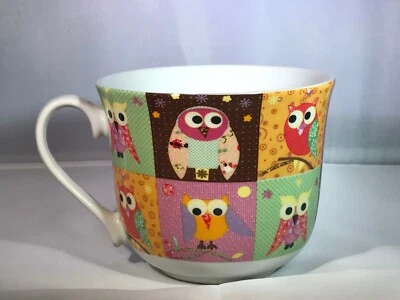 TAZA DE CAFÉ BÚHO FLORAL COLORIDA, BÚHOS de Creative Tops  Foto 1 de 4