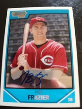 2007 Topps  Bowman Chrome Draft Todd Frazier Auto #BDPP128