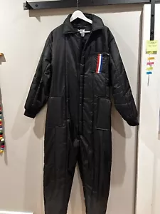 Mens ROTHCO Snowsuit Ski & Rescue Insulated COVERALL JUMP SUIT WATERPROOF L Blk - Picture 1 of 10