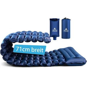 HIKENTURE Isomatte Camping Ultraleicht mit Pumpsack - 71cm Breit - Aufblasbare - Bild 1 von 8