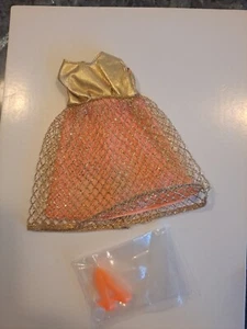 1960's Vintage Francie GOLD RUSH #1222 Mini Dress COMPLETE - Picture 1 of 6