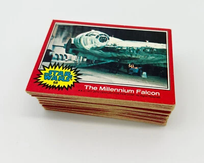 1977 Star Wars 2ª Série Red Border Topps Cartões de Filme Lote em Massa 76 Cartas Bom-VG - Imagem 1 de 4