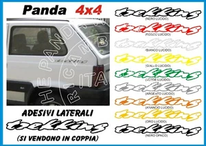 FIAT PANDA4x4 ADESIVO STICKER TREKKING MONOCOLORE 2pz RICAMBIO COMPATIBILE - Imagen 1 de 2