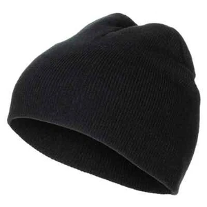 MFH Strickmütze BEANIE schwarz fein gestrickt kurz Winter Herbst - Bild 1 von 2