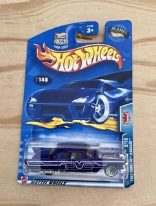 2002 Mattel Hot Wheels 3/10 1957 Cadillac Eldorado (Pride Riders) Purple - New - Picture 1 of 3