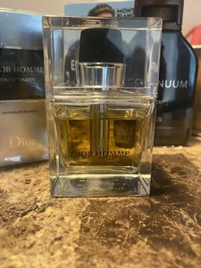 Preowned/part DIOR HOMME EDT SILVER STEM 1.7 Oz/50ml Original 2005 Code 90%FULL - Picture 1 of 7