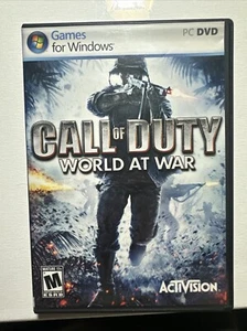 Call Of Duty World At War PC DVD 2008 - Free Shipping - Picture 1 of 4