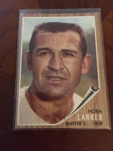 1962 Topps Norm Larker #23 Baseballkarte - Bild 1 von 1