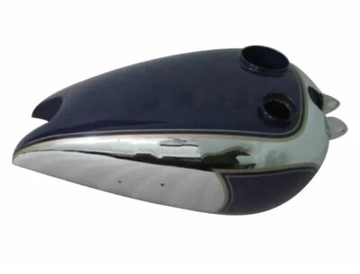 BSA C10 C11 蓝色涂漆铬化气体燃料石油罐/配件 — 第 1/4 张图片