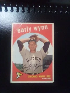 1959 Topps - White Back #260 Early Wynn Crease Top Left Corner - Bild 1 von 5