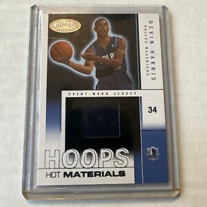 2004-05 Fleer NBA Hoops Hot Prospects l Jersey Patch #HM-DH Devin Harris 411/500