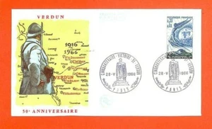 PHILATELIE / ENVELOPPE PREMIER JOUR / FIRST DAY OF ISSUE / 50 ANS VERDUN 1966 - Imagen 1 de 1