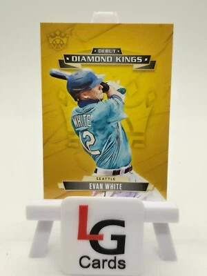 2021 Panini Diamond Kings - Debut Diamond Kings Evan White #DDK-SM (RC) - Image 1 of 2