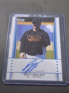 BRETT WALLACE Arizona State, Astros, Padres 2010 Razor BW-4 Cert. AUTOGRAPH RC