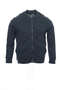 Nautica Blue Heather Full Zip Sweater S $80 - Picture 1 of 4