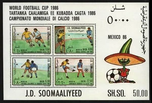 Somalia 1986 - Mi-Nr. Bloque 21 ** - MNH - Fútbol / Fútbol - Imagen 1 de 1