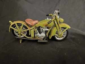 Maisto 1:18 1928 Harley Davidson JDH Twin Cam, Army Green, Used Display Model - Picture 1 of 4