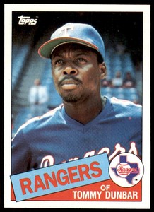 1985 Topps! Tommy Dunbar B Baseball Cards #102