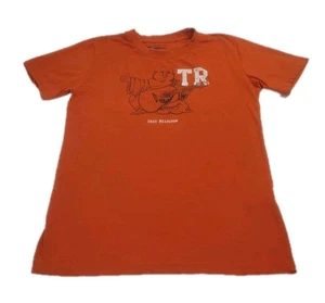 True Religion Shirt Boys XL Orange Buddha Fashion Causal Designer Crew Neck Tee - Picture 1 of 9