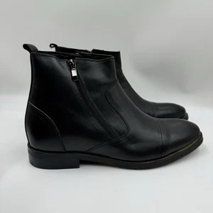 calto Invisible Height Elevator Boots Black mens size 10 - Picture 1 of 8