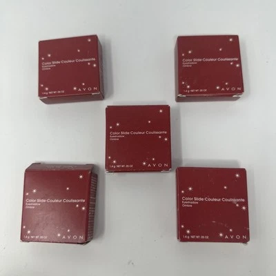 Avon Color Slide Eyeshadow Lot of 5 Vintage New Discontinued - Image 1 of 3