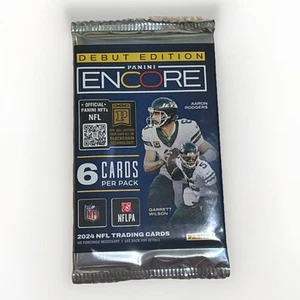(1) 2024 Panini Encore NFL Football Hobby Pack Factory Sealed Auto? Parallels RC - Picture 1 of 2