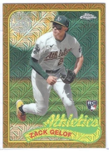 2024 Topps Series 2 Baseball 1989 All-Star Gold Zack Gelof Gold Refactor 33/50 - Picture 1 of 2