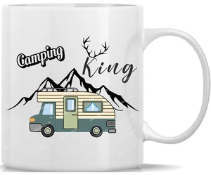 Tasse Kaffeebecher Camping King - Bild 1 von 1