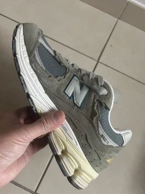 new balance 2002r 42 Protection Pack kaki et bleu pétrole très bon état boîte OG - Photo 1/4