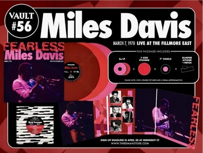 Third Man Records Vault Package #56 Miles Davis Fearless Sealed - Image 1 of 2