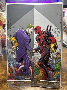 MARVEL DC DEADPOOL BATMAN 1 PATRICK GLEASON 616 Virgin Variant C LTD 1000 - Picture 1 of 2