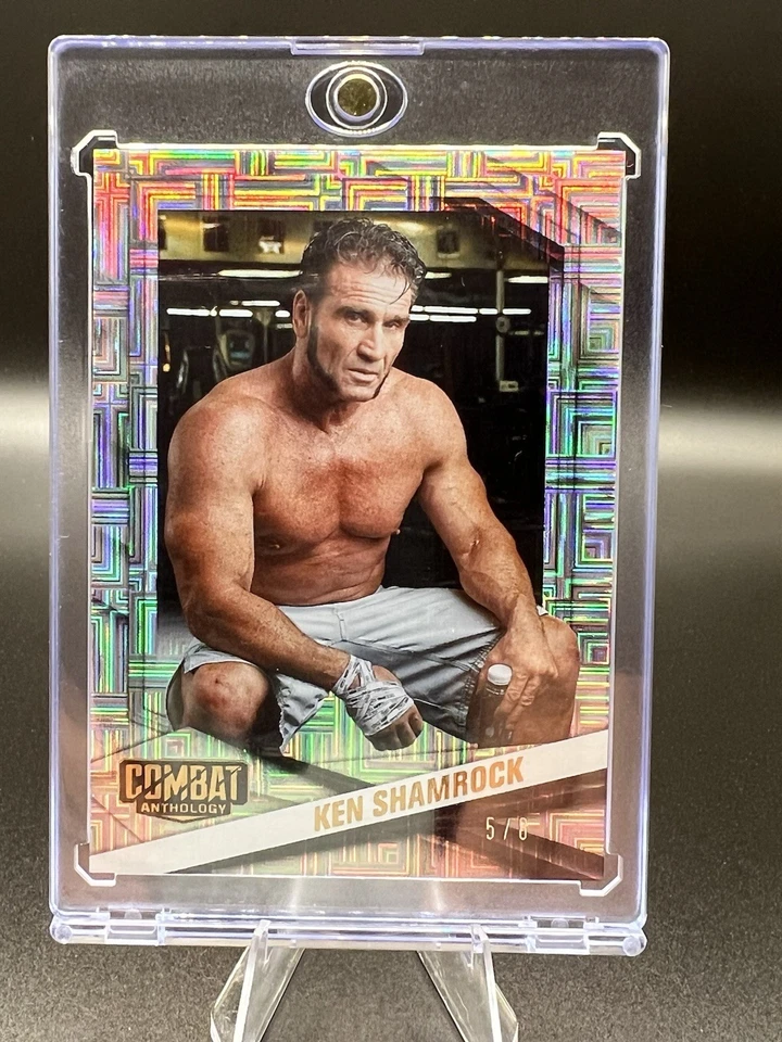 2025 Combat Anthology Ken Shamrock Squared Circle Card SSP 5/8 - Image 1 of 2