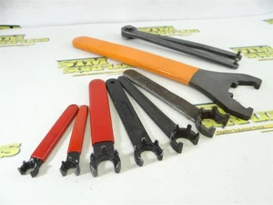 7 CHIAVI DADO A PINZA TIPO ER ASSORTITE DA ER11 A ER32 +CHIAVE REGOLABILE - Foto 1 di 12