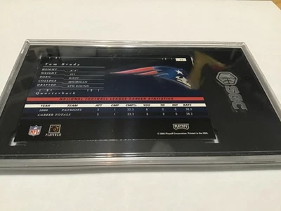 Playoff Preferred #33 2001 Tom Brady SGC 7 Foto 1 de 2