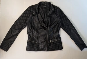 Chaqueta de motocicleta LA Coalition imitación cuero - forrada - talla grande - Imagen 1 de 24