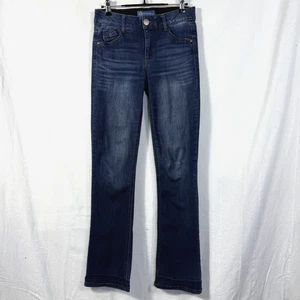 Democracy Jeans Damen Gr. 0 Ab Solution Itty Bitty Boot Dark Wash Stretch Denim - Bild 1 von 10