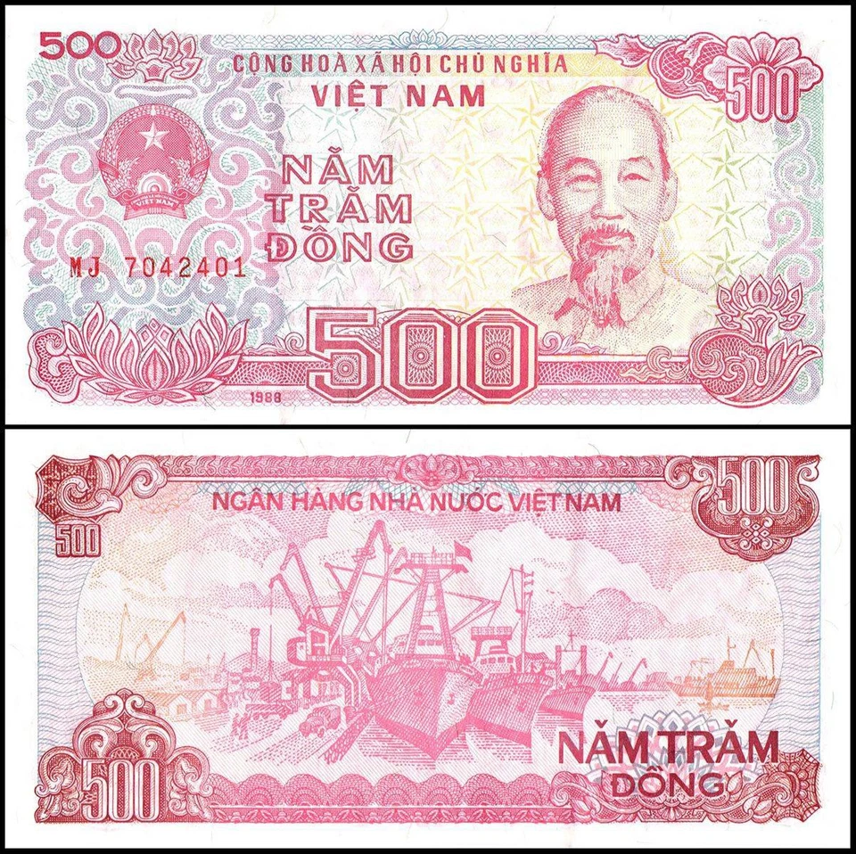 Vietnam 500 Dong, 1988, P-101a, UNC - Image 1 of 1