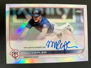 2022 Topps Chrome - Chrome Veteran Autographs Refractor CVA-MK Max Kepler ed/499 - Bild 1 von 2