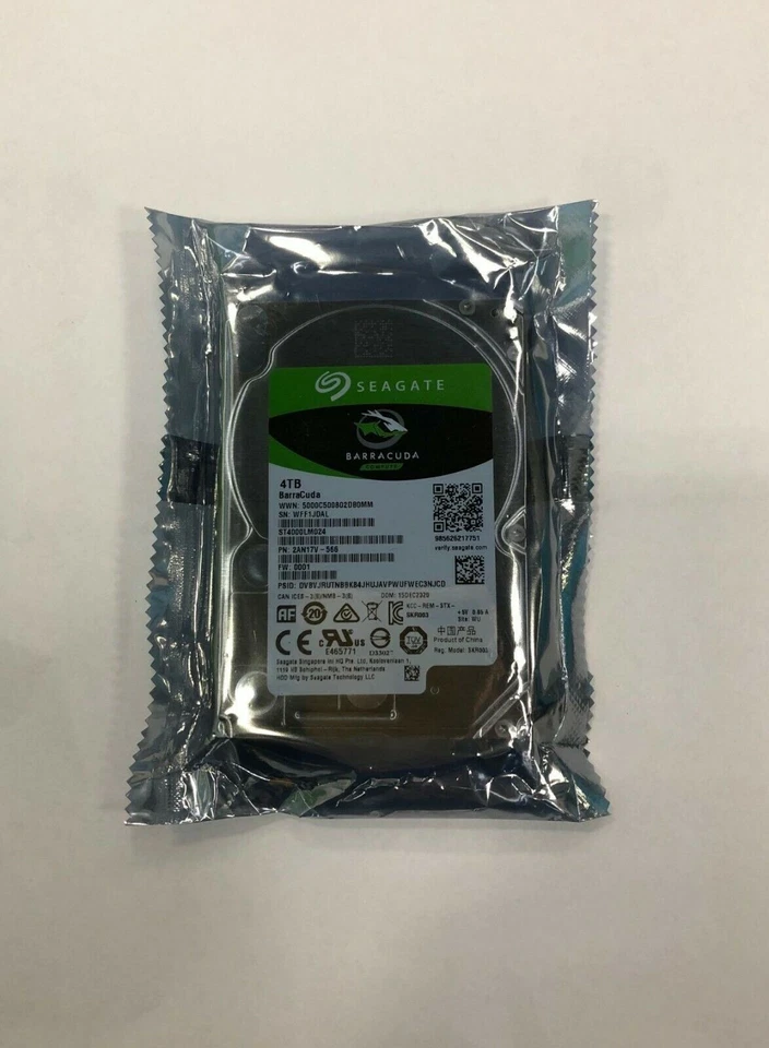 For Seagate Barracuda ST4000LM024 4TB 2.5" SATA Internal Hard Drive 15mm HDD - Image 1 of 1