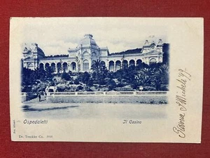 Cartolina - Ospedaletti ( Imperia ) - Il Casino - 1899 - Picture 1 of 2