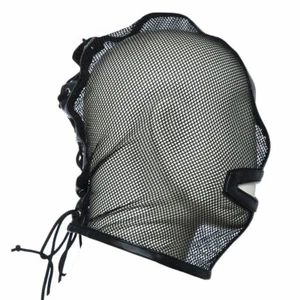 PU Leather Mesh Mask headgear Head Hooded Open Mouth Cosplay party Costume Male - Picture 1 of 11