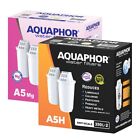 Aquaphor A5 Pack 4 (2xA5H pour Dur Eau + 2xA5 Magnésium) Filtre à Eau, 350l