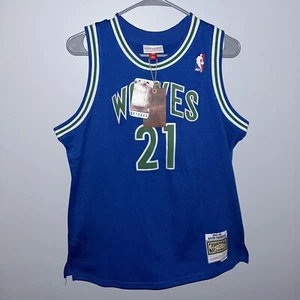 Authentic Mitchell & Ness Mens Kevin Garnett Minnesota Timberwolves 1995-96 *NEW - Picture 1 of 3