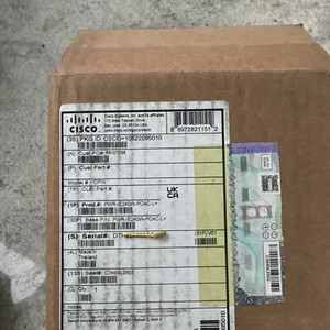 PWR-IE240W-PCAC-L Cisco Power Module Support to 240W POE/POE+ Open Box - Picture 1 of 3