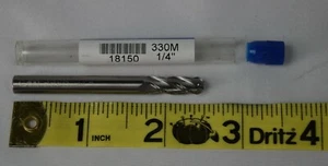 HERRAMIENTA GARR broca de taladro 1/4" serie 330M 4 molino extremo de bola de flauta 18150 - Imagen 1 de 3